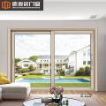 Double glass aluminum sliding door